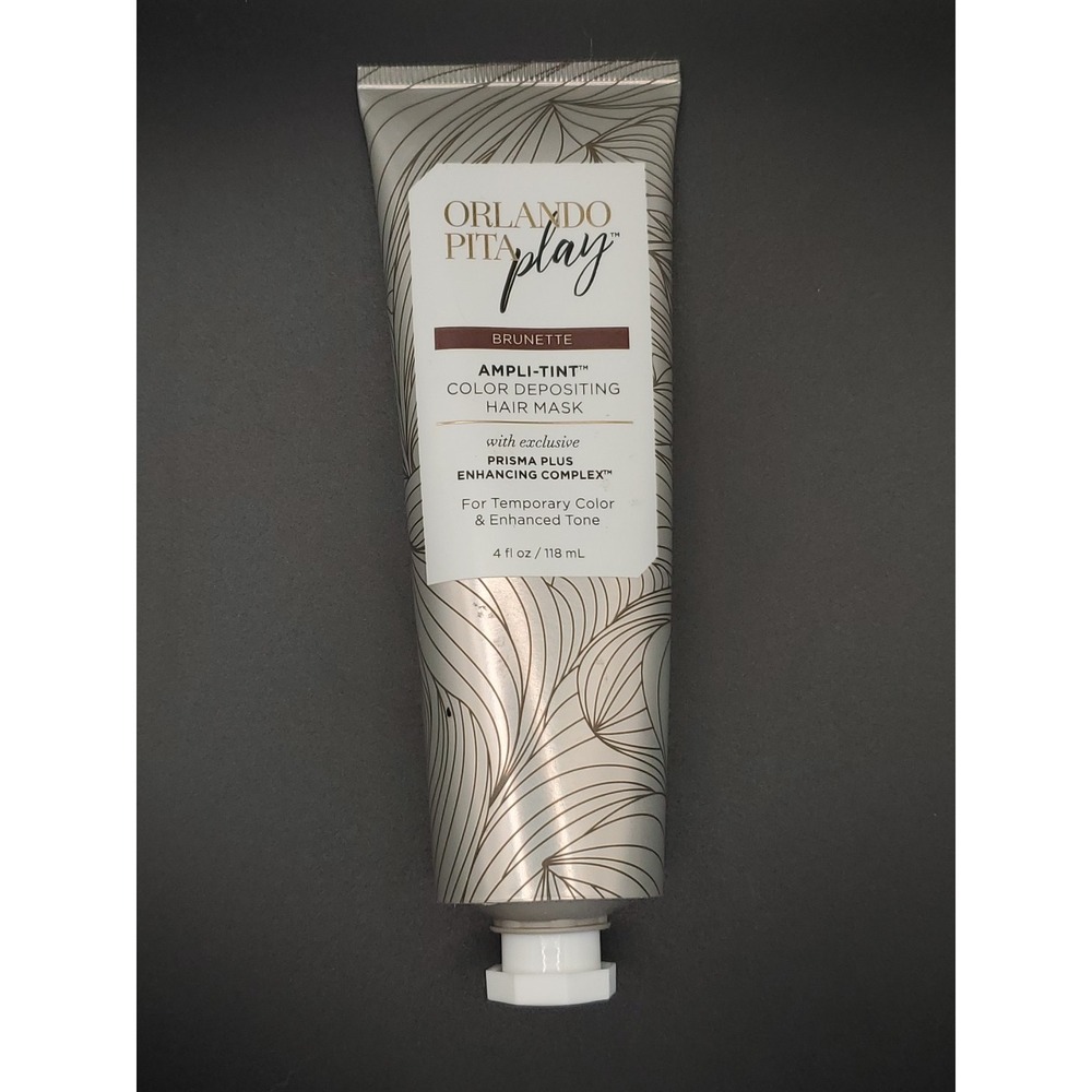 Orlando Pita Play Brunette Ampli-Tint Color Depositing Hair Mask 4 Fl Oz‎
